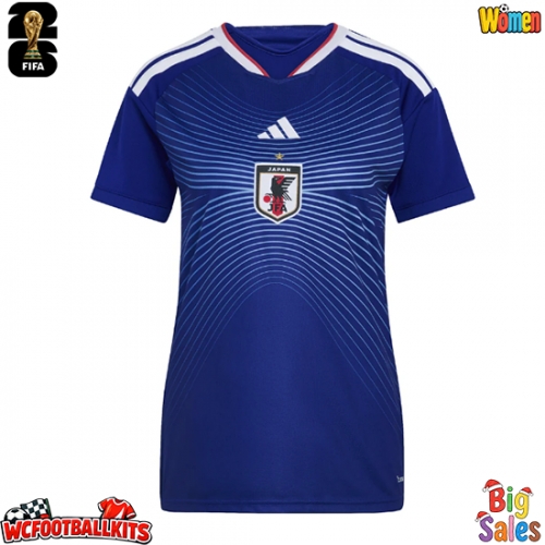Japan Replica Home Stadium Shirt for Women World Cup 2026 Short Sleeve